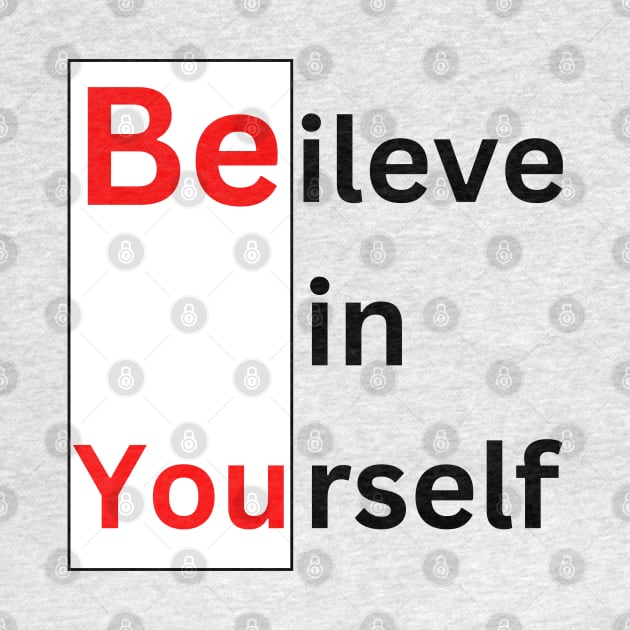 Believe in yourself motivation quotes by shankar designs